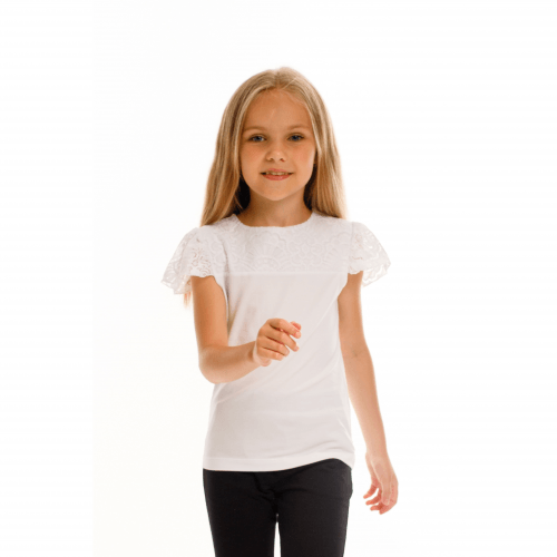 Детская блузка для девочки Vidoli от 7 до 8 лет Белый G-22957S_white