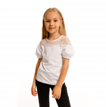 Детская блузка для девочки Vidoli от 7 до 8 лет Белый G-22958S_white