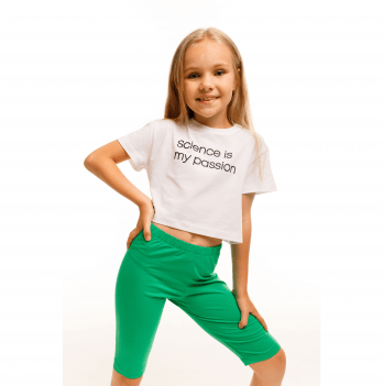 Леггинсы для девочек Vidoli от 5 до 7 лет Зеленый G-22155S_green