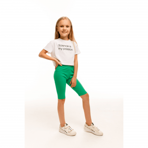 Леггинсы для девочек Vidoli от 5 до 7 лет Зеленый G-22155S_green