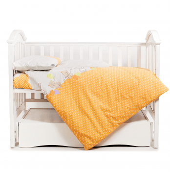 Детское постельное белье в кроватку Twins Comfort Оранжевый 3 элем 3051-C-021