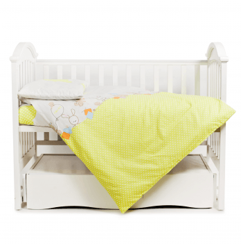 Детское постельное белье в кроватку Twins Comfort Салатовый 3 элем 3051-C-022
