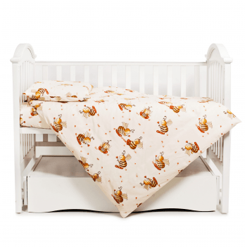 Детское постельное белье в кроватку Twins Comfort Бежевый 3 элем 3051-C-031