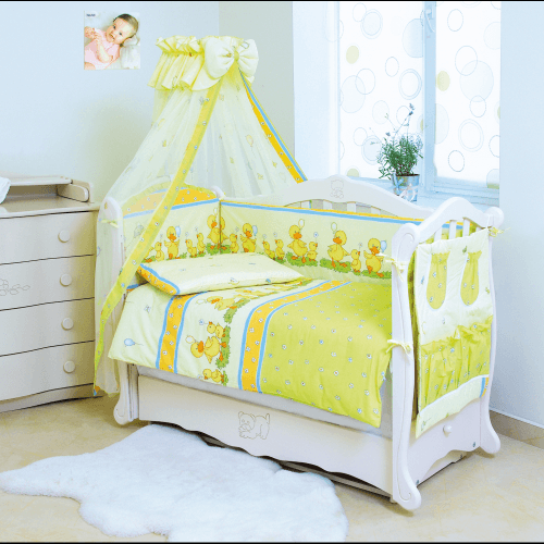 Детское постельное белье в кроватку Twins Standard Basic Ярко-зеленый 8 элем 4050-CB-027