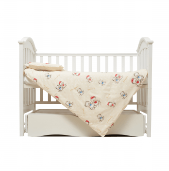 Детское постельное белье в кроватку Twins Comfort line Бежевый 3054-C-053