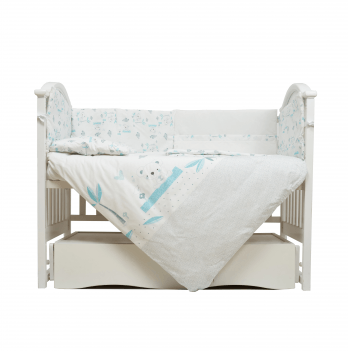 Детское постельное белье в кроватку Twins Eco Line New Мятный 6 элем 4091-E-024