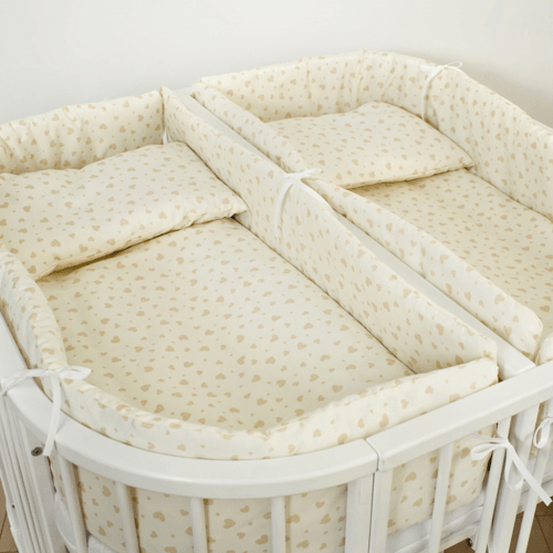 Детское постельное белье в кроватку для двойни Twins Бежевый 14 элем 4000-T-403-02