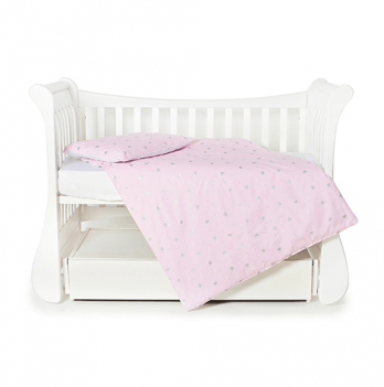 Детское постельное белье в кроватку Twins Dolce Insta Розовый 3060-DINS-08