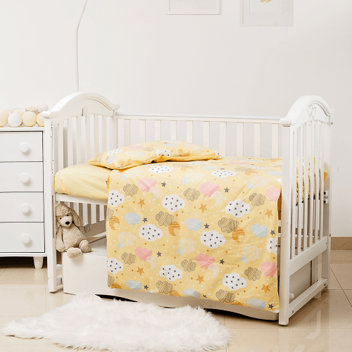 Детское постельное белье в кроватку Twins Premium Glamour Limited Желтый 3064-PGNEWC-05