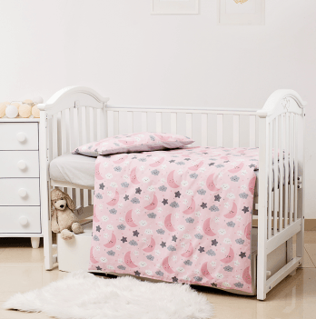 Детское постельное белье в кроватку Twins Premium Glamour Limited Розовый 3064-PGNEWN-08