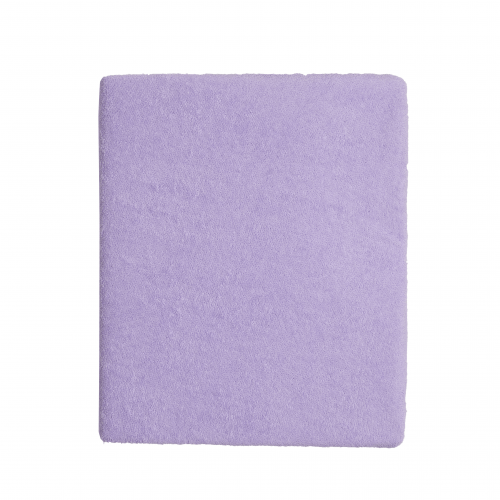 Простынь на резинке махровая Twins Фиолетовый 120х60 см 6020-11