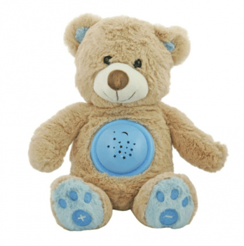 Мягкая игрушка с проектором музыкальная Baby Mix Мишка Голубой STK-18956 blue