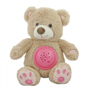 Мягкая игрушка с проектором музыкальная Baby Mix Мишка Розовый STK-18956 pink