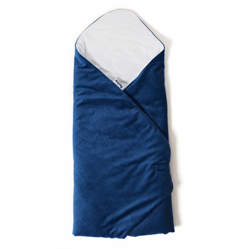 Конверт одеяло для новорожденных Twins Velvet Синий 80x80 9015-TW-09