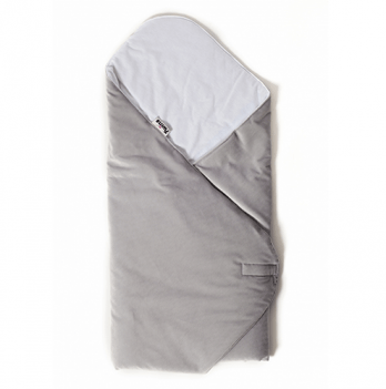 Конверт одеяло для новорожденных Twins Velvet Серый 80x80 9015-TW-10