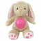 Мягкая игрушка с проектором музыкальная Baby Mix Кролик Розовый 37216