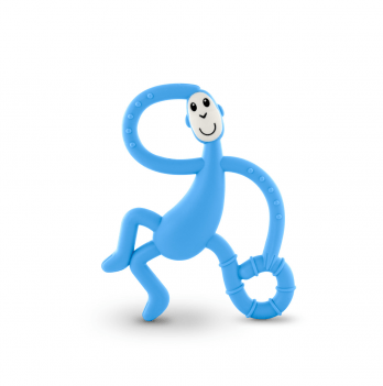 Прорезыватель для зубов Matchstick Monkey Танцующая Обезьянка 14 см Голубой MM-DMT-007