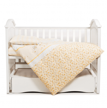 Детское постельное белье в кроватку Twins Comfort Желтый 3 элем 3051-C-023