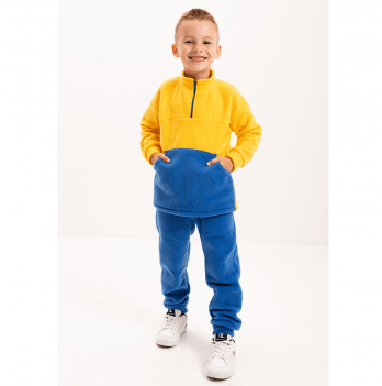 Флисовый костюм для мальчика Vidoli Желтый/Голубой от 3 до 3.5 лет B-22668W_blue+yellow