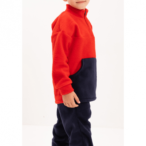 Флисовый костюм для мальчика Vidoli Синий/Красный на 7 лет B-22668W_blue+red