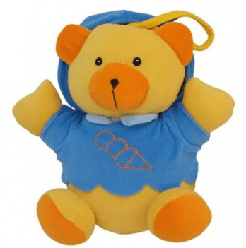 Музыкальная игрушка подвеска Baby Mix Мишка Желтый 17218