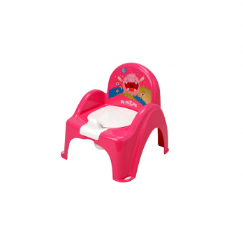 Музыкальный горшок стульчик Tega baby Монстрики Розовый PO-027-127