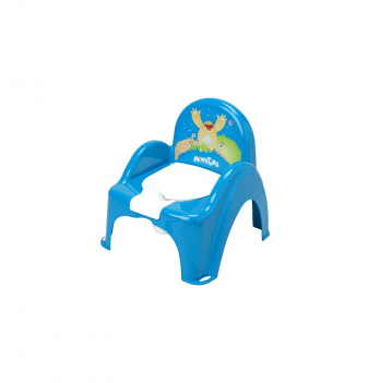 Музыкальный горшок стульчик Tega baby Монстрики Голубой PO-027-126
