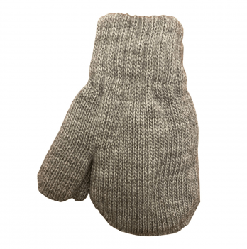 Варежки детские Margot Bis двойная вязка Серый 6-24 мес Mono MB