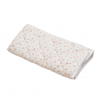 Одеяло для новорожденных всесезонное Twins Print Белый/Розовый 120x90 см 1602-КТP-08H