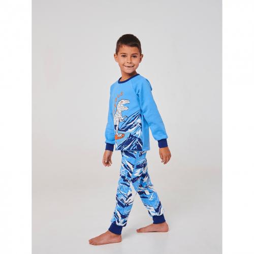 Пижама детская Smil Сноуборд Голубой/Синий 4-6 лет 104525