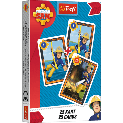 Игральные карты Trefl Пожарный Сэм 25 шт 08480