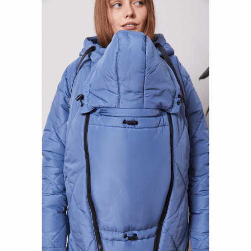 Куртка зимняя для беременных Lullababe Congo 3в1 Синий LB01CN148