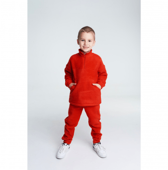 Флисовый костюм для мальчика Vidoli Красный от 4.5 до 5.5 лет B-22669W_red