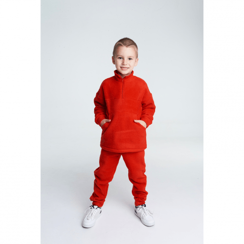 Флисовый костюм для мальчика Vidoli Красный на 7 лет B-22669W_red