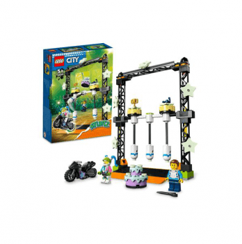 Конструктор LEGO City Stuntz Каскадерская задача Нокдаун 60341