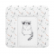 Пеленальный матрасик для новорожденных Cebababy Retro Autumn Белый/Серый 75х72 см W-144-000-636