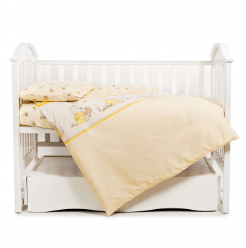 Детское постельное белье в кроватку Twins Comfort Светло-оранжевый 3 элем 3051-C-010