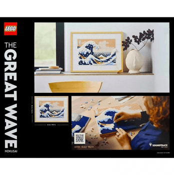 Конструктор LEGO ART Хокусай Большая волна 31208