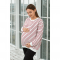 Свитшот для беременных и кормящих Lullababe Rimini Белый/Красный LB06RM337
