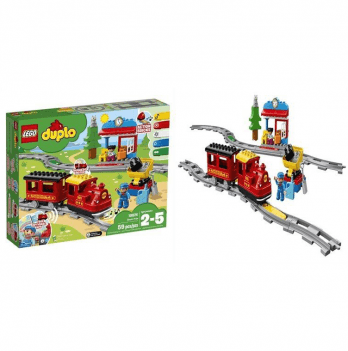 Конструктор LEGO DUPLO Поезд на паровой тяге 10874