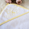 Детское полотенце уголок Interkids Зверюшки Желтый/Бежевый 80х80 см 6048