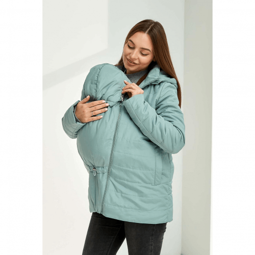 Куртка демисезонная для беременных Lullababe Melbourne Мятный 3в1 LB01ML164
