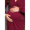 Платье для беременных и кормящих Lullababe Hollywood Бордовый LB05HL104