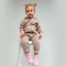 Детский комбинезон из трехнитки Bunny BOX BUNNY Бежевый от 0 до 9 мес 001362
