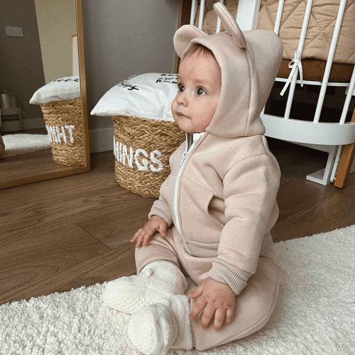 Детский костюм из трехнитки Bunny BOX МІККY Бежевый от 0 до 9 мес 016762