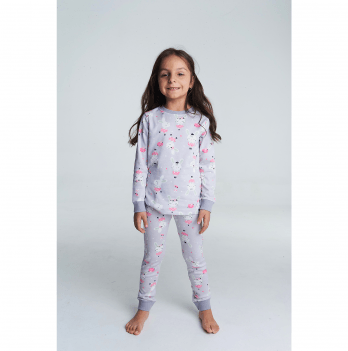Пижама для девочки Vidoli Серый от 5 до 6 лет G-22672W