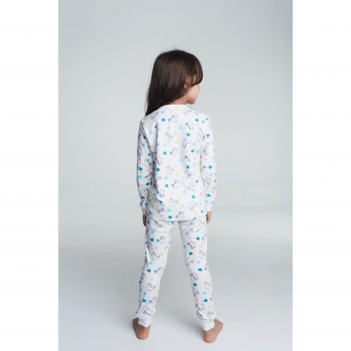 Пижама для девочки Vidoli Белый/Голубой от 4.5 до 5.5 лет G-22673W
