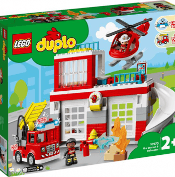 Конструктор LEGO DUPLO Пожарная часть и вертолёт 10970