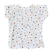 Детская футболка из муслина Embrace Звезды Белый/Голубой от 6 мес до 2 лет muslintshirt005_80