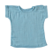 Детская футболка из муслина Embrace Голубой от 6 мес до 2 лет muslintshirt004_80